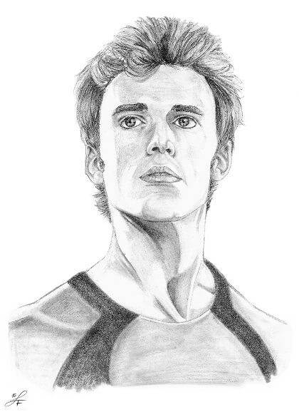 Portrait des Schauspielers Sam Claflin als Finnick Odair (Hunger Games)
